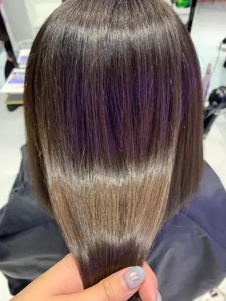 ミディアム ハッシュカット/ハイ トーン/MANAMIのヘアスタイル