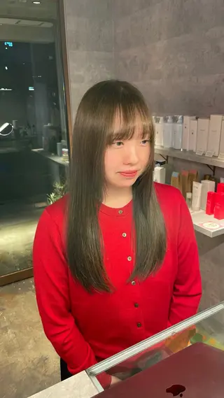 カラー 鎌田 梨瑚のヘアスタイル