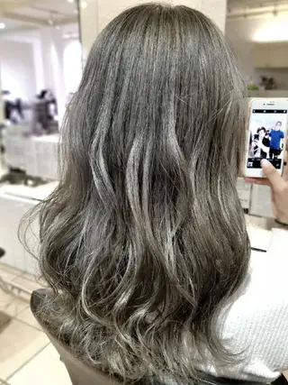 ミディアム カラー ヘアアレンジ 【髪質改善美容師】t occa茨木篠原健太のヘアスタイル