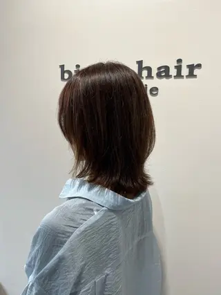 ミディアム bisou hair スガノ　カヤノのマツエク・マツパデザイン