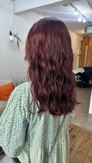 セミロング パーマ 🪭risa 暖色/レイヤー🪭のヘアスタイル