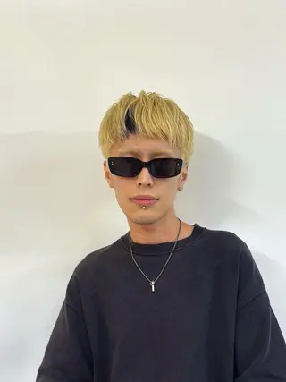 ショート カラー ウルフレイヤー エクステ/kokiのヘアスタイル