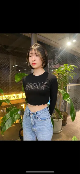 ショート カラー GIVET (ジヴェ)所属・撮影モデル募集 🦋soemikaのヘアスタイル