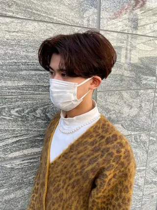 ショート カラー パーマ ヘアアレンジ メンズ キッズ ネイル マツエク・マツパ アイブロウ スパイキー/フェザー /波巻き/かいとのヘアスタイル