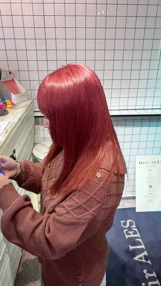 ロング 個性的カラー ☆≡ねねのヘアスタイル