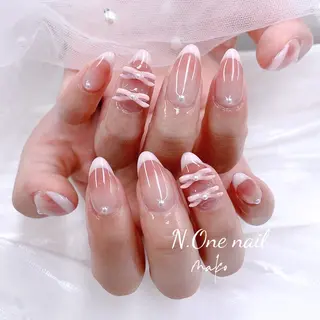 ネイル 長いだし/スカルプ/ パラシェルN.oneのネイルデザイン