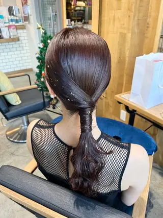 ロング ヘアアレンジ 🌷レイヤーカット/ フルキシオリ🌷のヘアスタイル