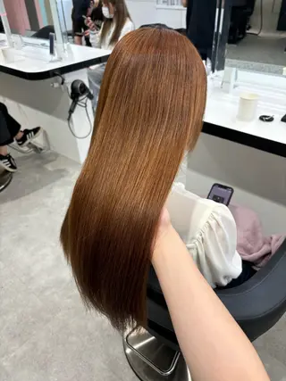 ロング 艶髪ハイトーンカラー 渋谷🎀ririkaのヘアスタイル