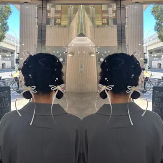 ショート ヘアアレンジ ☻モエカ/ハイトーン アレンジ☻のヘアスタイル