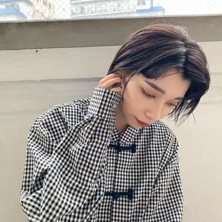 ショート カラー yiye 青山所属・無料カットモデル募集 🌱ひょうがのヘアスタイル