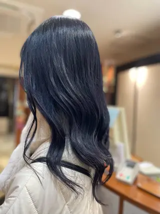 ロング 下村 和香奈のヘアスタイル