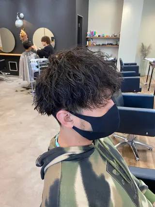 パーマ メンズ well高崎上大類店所属・well高崎上大類町 /湯浅泳作のヘアスタイル