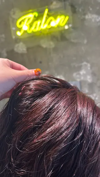 カラー 個性派ネイル シノのネイルデザイン