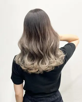 セミロング カラー 【公式】amble luxe 中野のヘアスタイル