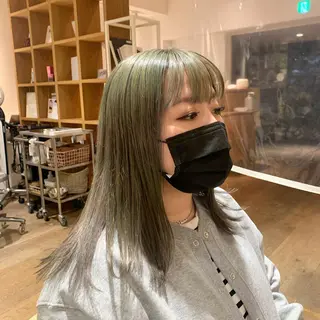 ミディアム 田中 鈴乃のヘアスタイル