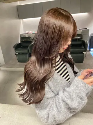 ロング 大石 明葉のヘアスタイル