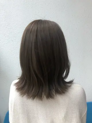 セミロング カラー 💙あかみね 💙（mine）のヘアスタイル