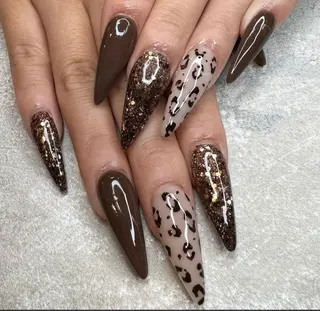 ロング kurumi nailのネイルデザイン