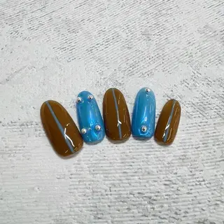 ネイル ⭐︎休業中の練習⭐︎ JNA認定講師髙橋のネイルデザイン