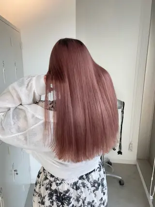 ロング カラー 店長　MANAMI ／ブリーチ／骨格ボブのヘアスタイル