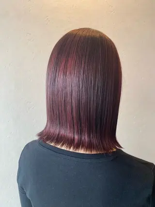 ミディアム 希優🌺ソムリエ /ブリーチ/カットのヘアスタイル