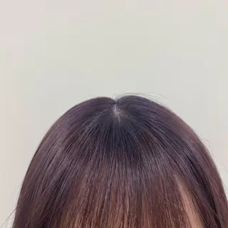 セミロング 艶カラー/韓国風ヘア 🩵shioneのヘアスタイル