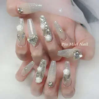 ネイル HANA 長さだしのネイルデザイン