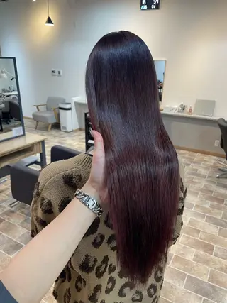 ロング カラー Ammi hair所属・YUI/ ブリーチカラー🌷のヘアスタイル