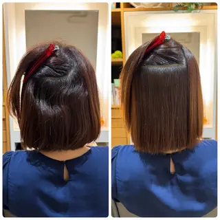 セミロング afloatkobe所属・美髪/髪質改善 川口凌弥のヘアスタイル