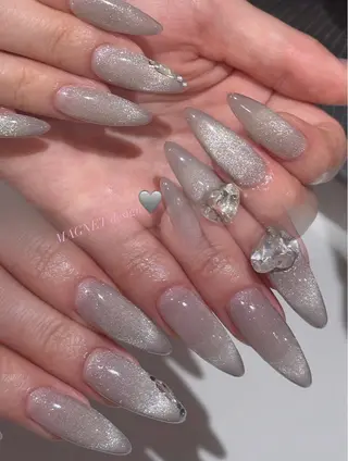 ネイル 🩶韓国/ワンホン myu🩶のネイルデザイン