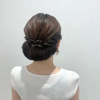 ヘアアレンジ ボブ/美髪矯正 /佐藤　奈巳のヘアスタイル