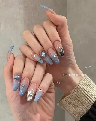 ネイル 波 なみのネイルデザイン