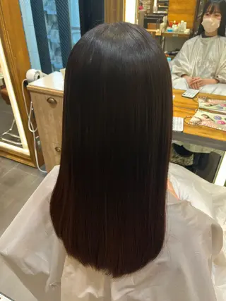 ロング 艶髪/透明感カラー/ METEO/山田凌大のヘアスタイル