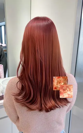 ロング カラー 💕カットカラーモ デル募集/あゆり💕のヘアスタイル