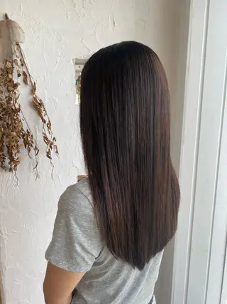 ロング パーマ 美容室 ソンリエのヘアスタイル