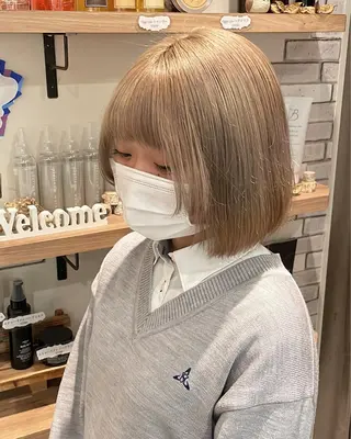 ショート カラー 大人可愛い/レイヤー /ブリーチ/溝口誠二のヘアスタイル