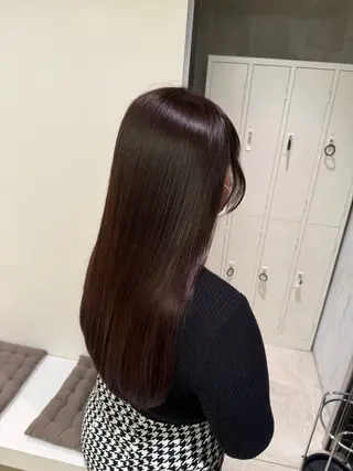 ロング LONESS GINZA所属・FUJIIKANON /ケア‪透明感カラーのヘアスタイル