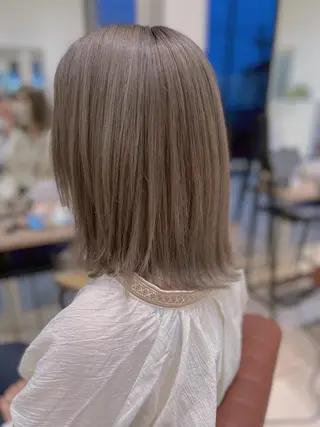 ミディアム カラー 髪質改善カラーリスト /根本雄貴のヘアスタイル