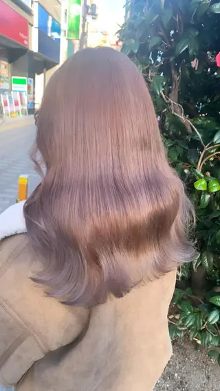 セミロング カラー パーマ ヘアアレンジ メンズ キッズ ネイル マツエク・マツパ LINDOTOKYO梅田所属・酸性ストレート 髪質改善大槻勇樹のヘアスタイル