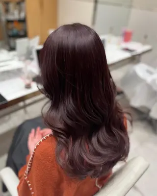 セミロング カラー 赤羽今日子/レイヤー /盛れる顔まわりのヘアスタイル
