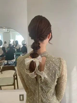 ロング ヘアアレンジ Osoko Hiyoriのヘアスタイル