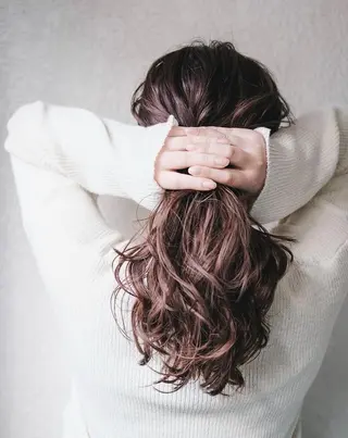 ロング パーマ カラー beauty: beast 豊見城店のヘアスタイル