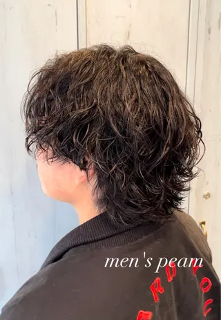 パーマ メンズ レイヤー/透明感/髪 質改善/メンズ/佐藤のヘアスタイル