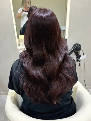 ロング カラー ヘアアレンジ 艶髪/髪質改善/ 松村きさらのヘアスタイル