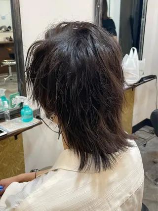 ミディアム メンズ メンズパーマ特化🏆 宮崎健人✨️のヘアスタイル