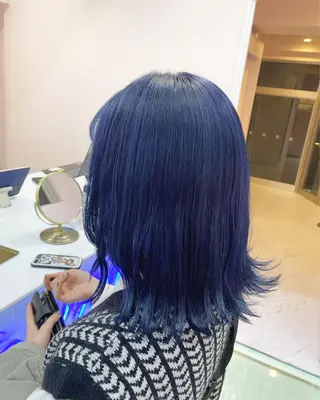 ミディアム カラー SALOWIN横浜所属・𓍯韓国style/ 髪質改善𓍯中村和希のヘアスタイル