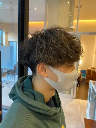 パーマ メンズ 松林 大暉のヘアスタイル