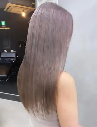 ロング カラー 🧸艶々韓国ヘア 🧁mizunaのヘアスタイル