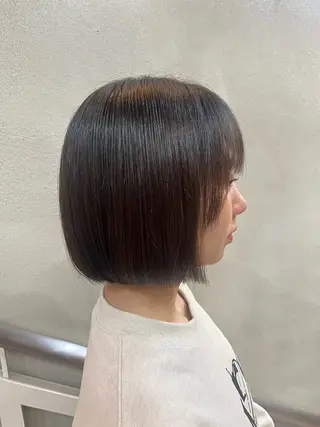ミディアム 透明感カラー/ボブ/ yuukaのヘアスタイル
