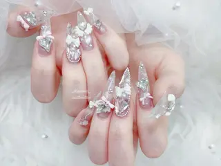 ネイル MoMoA Nail ネイル長さ出し専門店のネイルデザイン